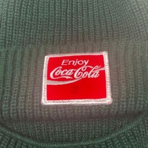 VINTAGE COCA-COLA WINTER HAT. SKI MASK/HAT